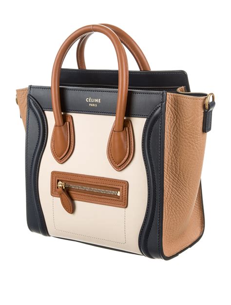 celine smile bag nano|celine nano luggage tote bag.